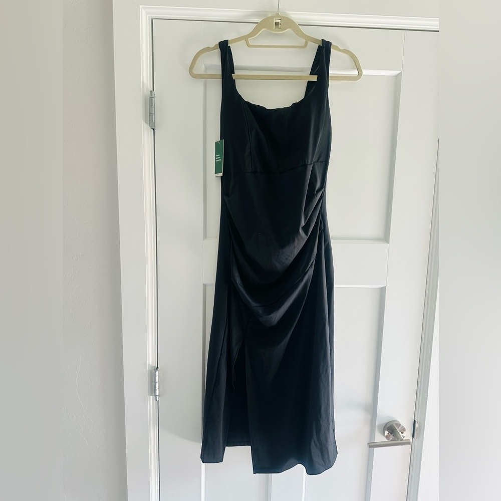 Halara Ruched Bodycon Midi Dress - Picture 6 of 15